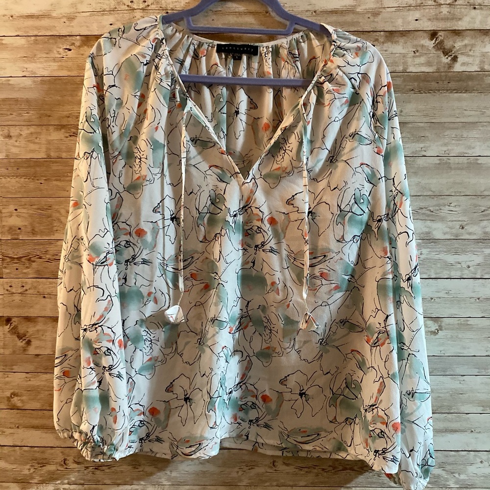 ☀️Beautiful Watercolor Chiffon Blouse
